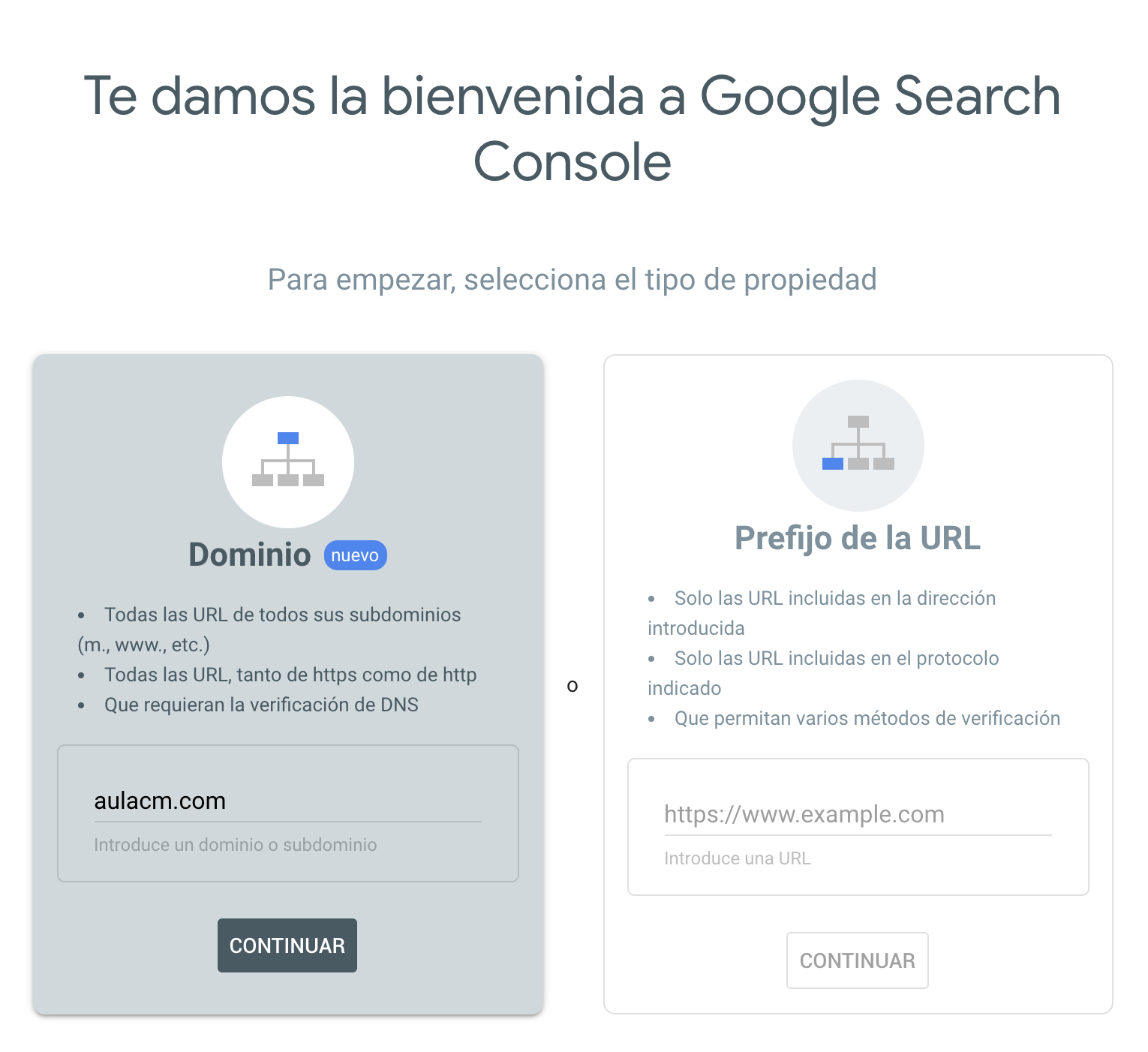 como instalar google search console