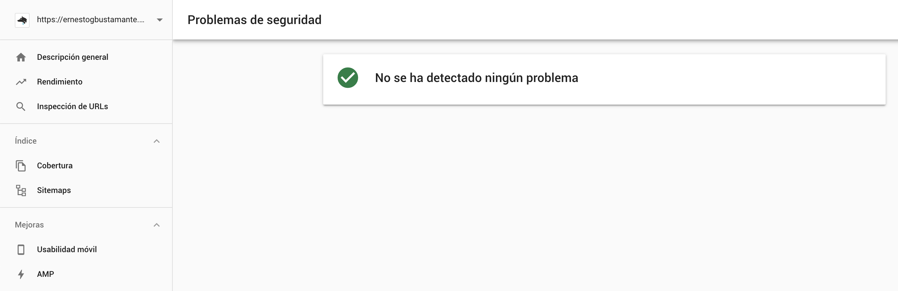 Problemas de seguridad - Nueva Google Search Console